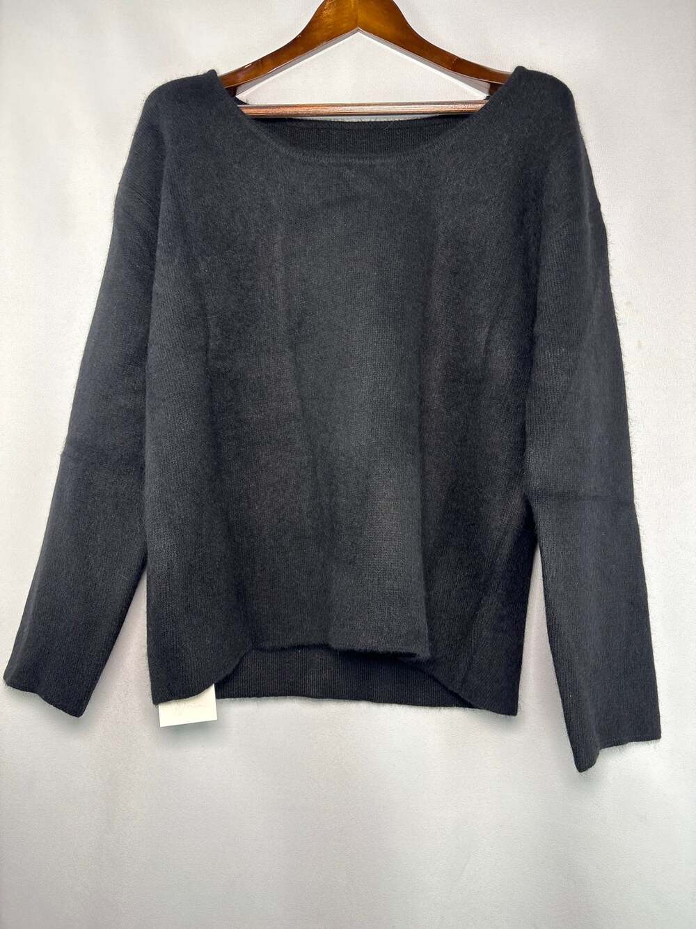Women’s Moia O/S Black Scoop Neck Sweater